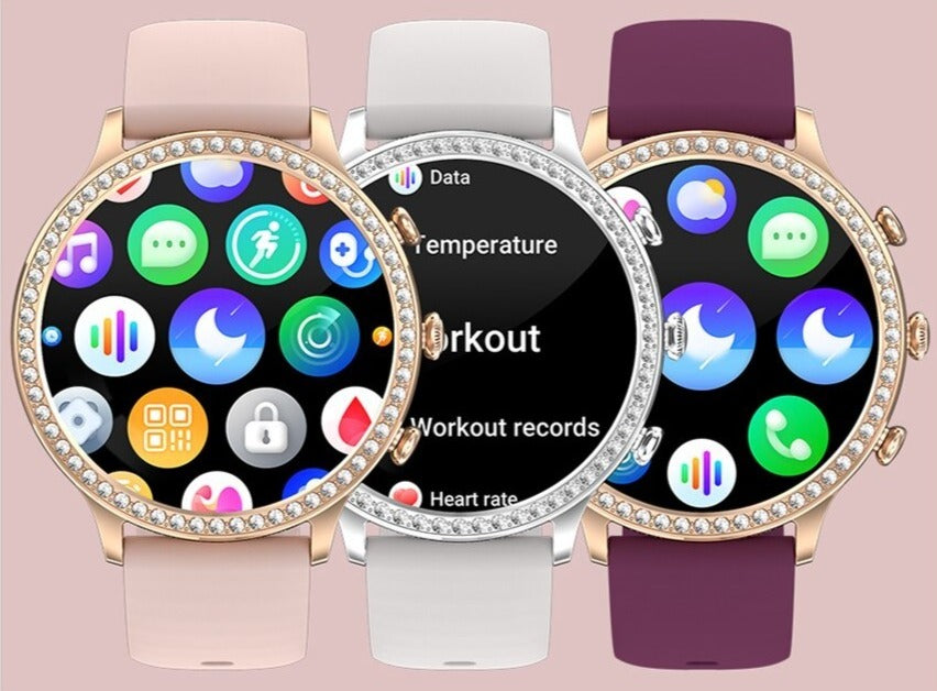 Digitaal Polshorloge met Gezondheidssensor Touchscreen Waterdicht IP68 Noodoproep 14 Dagen Batterij Smartwatch | Sansoti