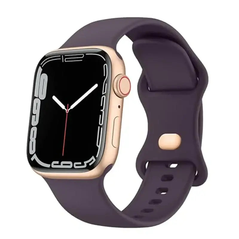 Silikon-Smartwatch-Armband – atmungsaktives, flexibles, verstellbares und komfortables Uhrenarmband – für alle Handgelenkgrößen | Sansoti