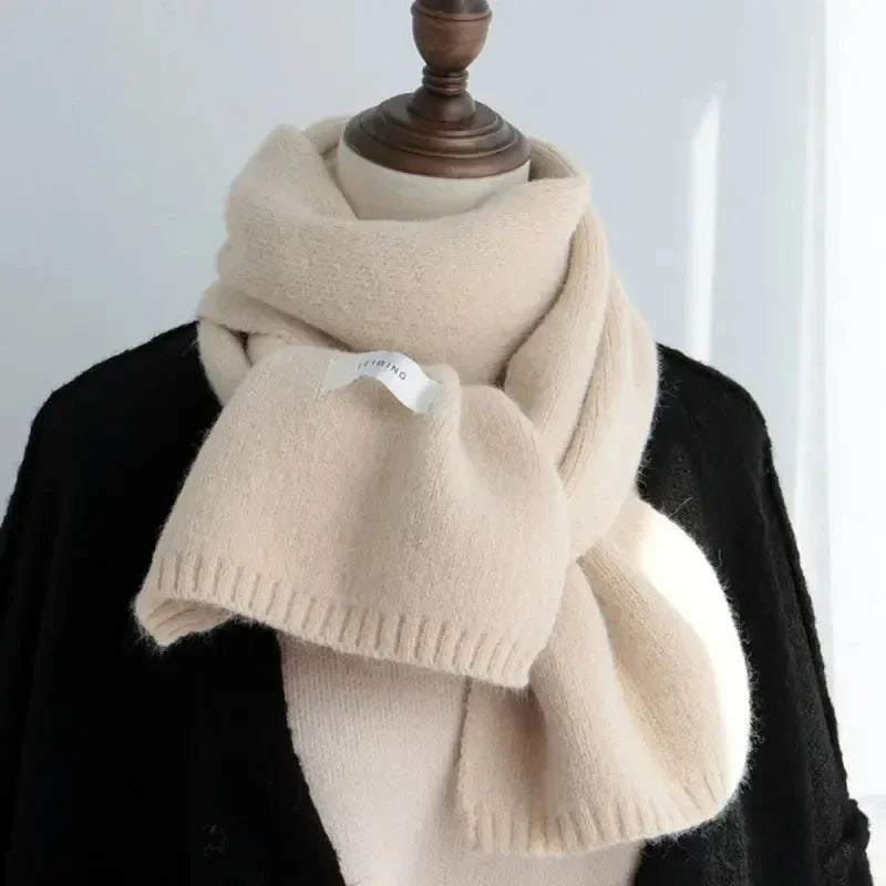 Soft Cashmere-Look Scarf for Women - Winter-Warm Fashion Accessory in 9 Colors - 170x21cm Wrap Styles | Sansoti