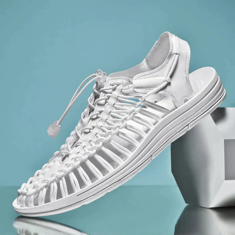 Gevlochten Dames Sandalen – Ademend Design – Lichtgewicht Zomerschoeisel – Flexibele Gummizool – Meerdere Kleuren Verkrijgbaar | Sansoti