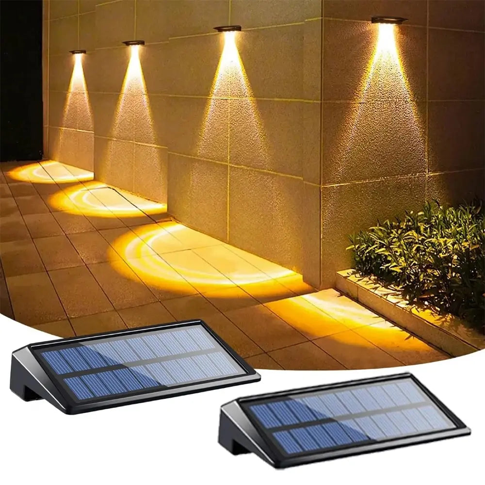 Zonne-energie Sfeerverlichting 2-Delige Set – Automatische Schemeringssensor Tuinverlichting voor Pad, Terras & Tuin | Sansoti