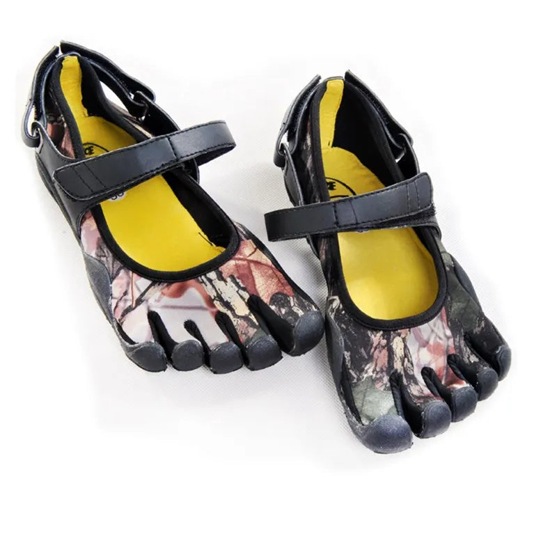 Chaussures à cinq orteils en cuir unisexes, à séchage rapide, légères, pour l’extérieur, de randonnée, respirantes et résistantes à l’eau, pieds nus | Sansoti