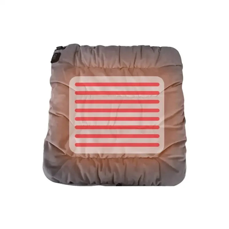 Verwarmingskussen USB 45x45 cm Honden Katten Zitverwarming Stoel Auto 3 Standen Winter Warmte Huisdieren | Sansoti