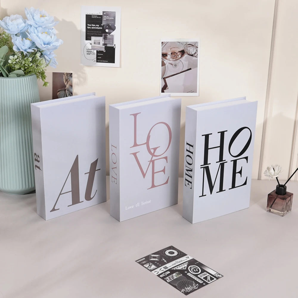 Décoration table basse Ensemble de 3 livres Design pliable Table basse style | Restfield