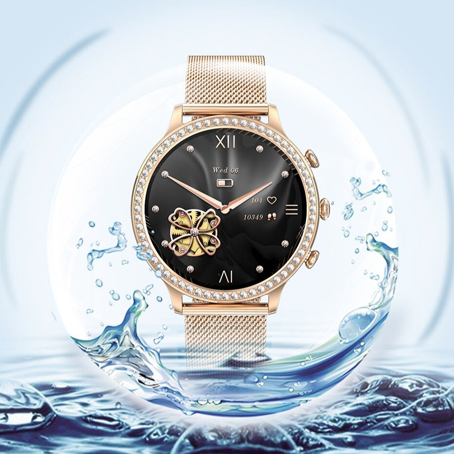Digitaal Polshorloge met Gezondheidssensor Touchscreen Waterdicht IP68 Noodoproep 14 Dagen Batterij Smartwatch | Sansoti
