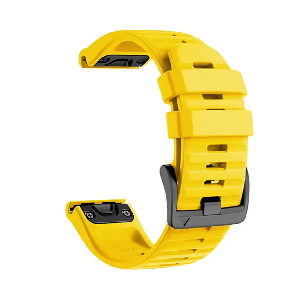 Silicone Watchband QuickFit System Breathable Adjustable 22mm 26mm Sports Watch Smartwatch Wristband | Sansoti