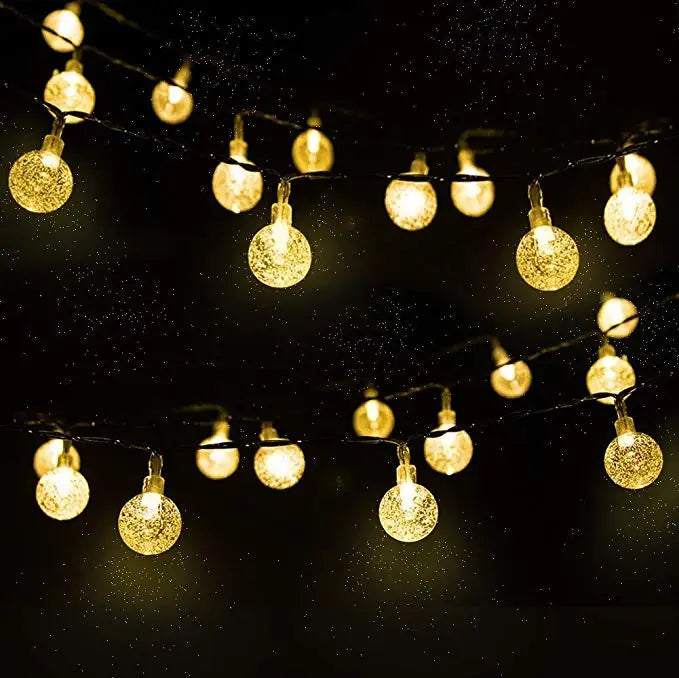 Zonne-energie Fonkelende Tuinverlichting 10 Meter LED Snoer Waterdicht IP65 Buitenverlichting Sfeerlampen voor Tuin Terras en Balkon | Sansoti