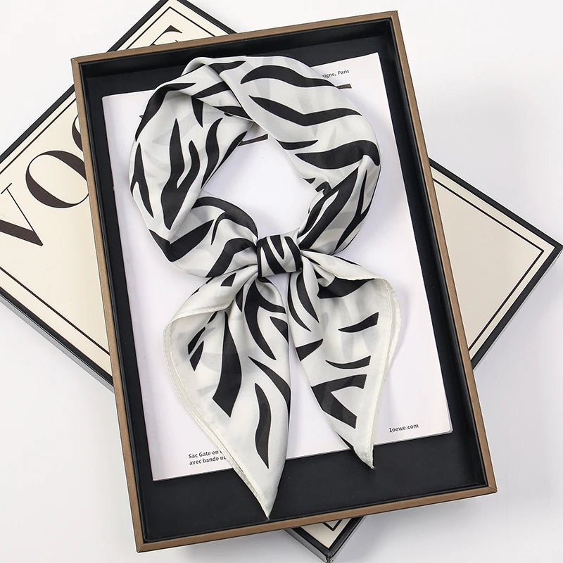 Square Satin Scarf 70x70cm Women's Headband Headscarf Neck Scarf Multifunctional Elegant Stylish Accessory | Sansoti