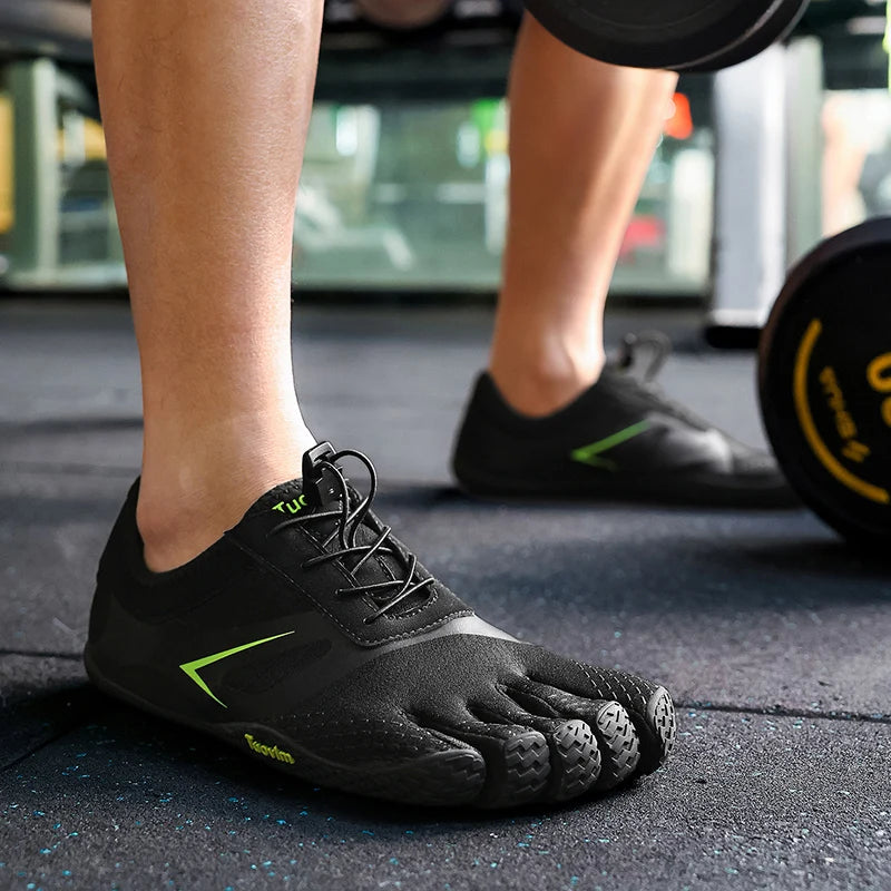 Multisport Barefoot Schoenen Unisex Mesh Zwart Grijs Blauw voor Gym Wandelen Fitness Wateractiviteiten | Sansoti