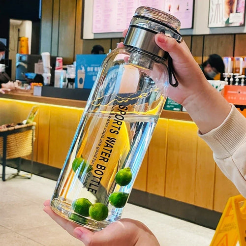 Wasserkaraffe 2 Liter transparent – BPA-freie Trinkflasche