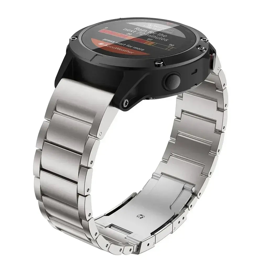 Edelstahl-Uhrenarmband mit Schnellverschluss für Smartwatch, 22 mm, 26 mm, verstellbares Metallarmband, universell | Sansoti
