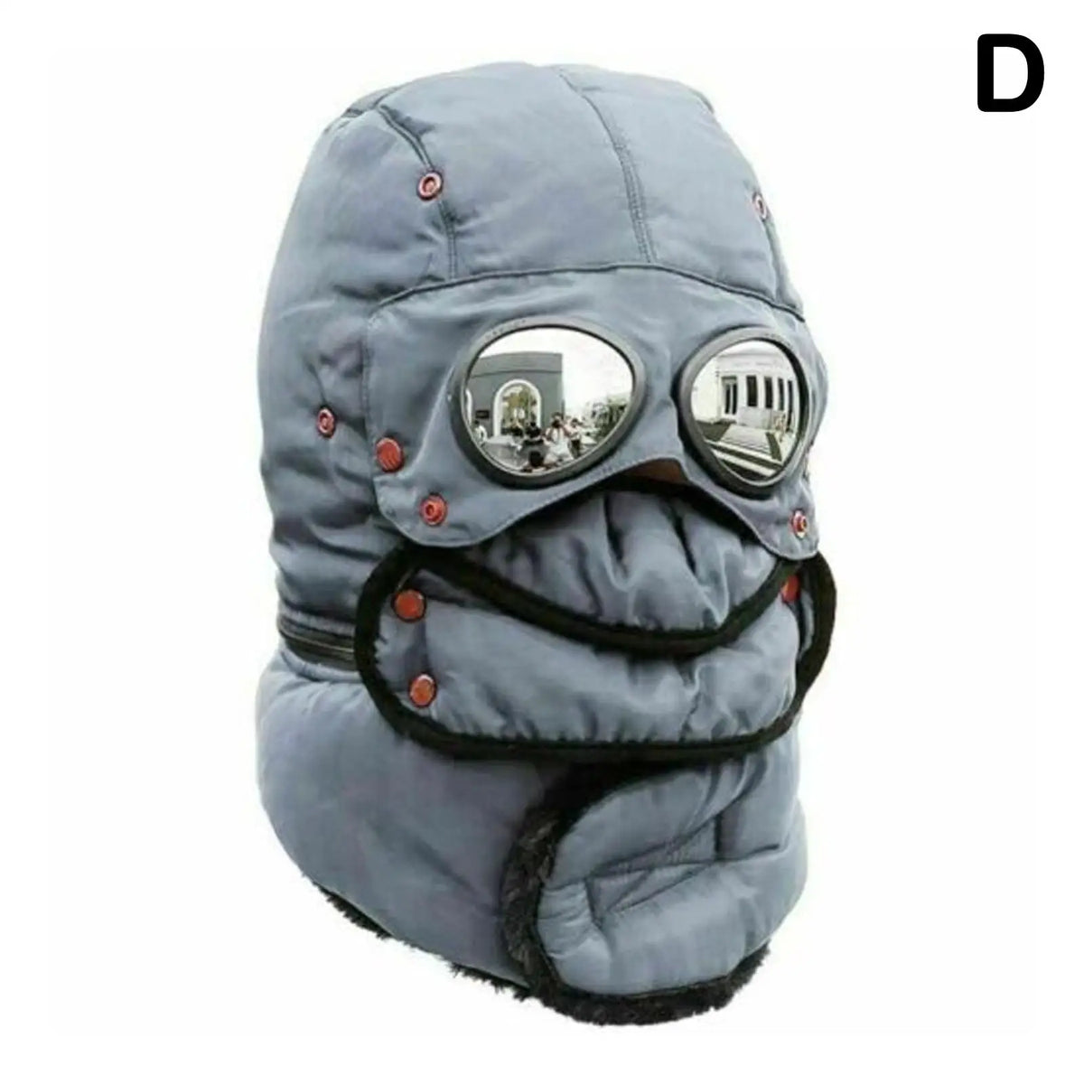 Bonnet thermique coupe-vent avec protection du visage, couvre-chef d’hiver pour activités en plein air, ski, snowboard et sport | Sansoti