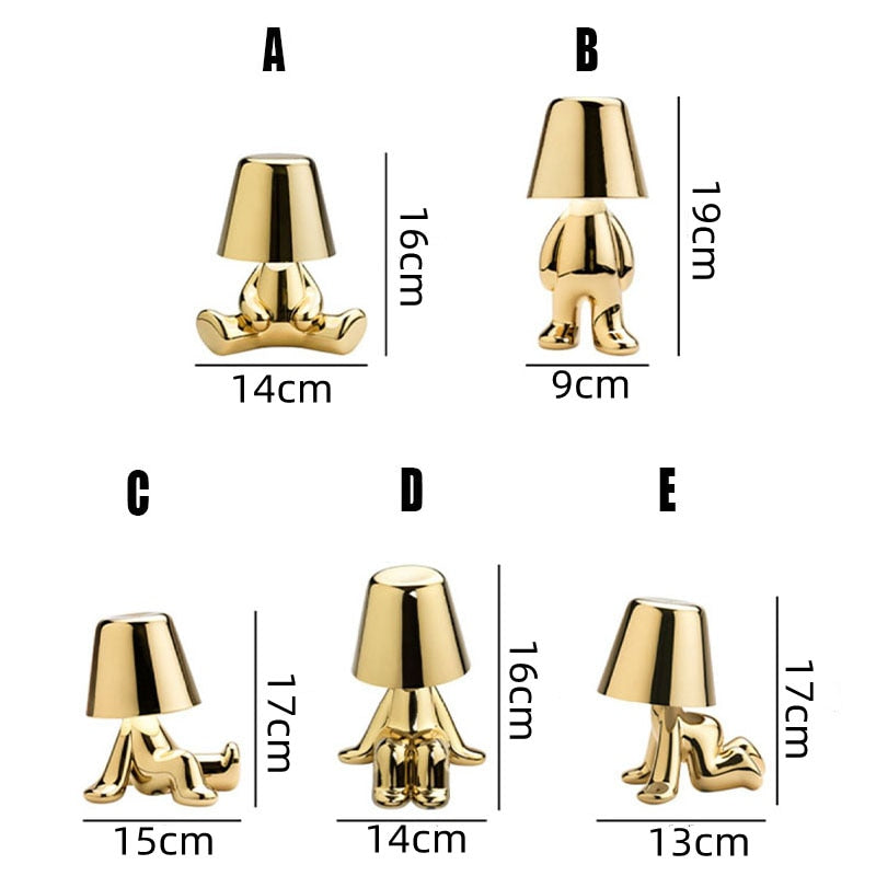 Draadloze Oplaadbare Sfeerlamp Met Warm Licht En Touchbediening Voor Rustige Interieurs | Sansoti