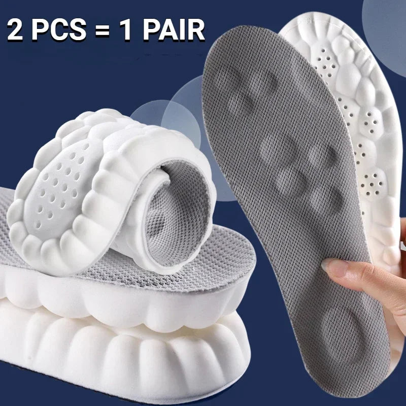 Padded Shoe Insoles with Arch Support Unisex Adjustable Fit Comfort for Daily Use | Sansoti