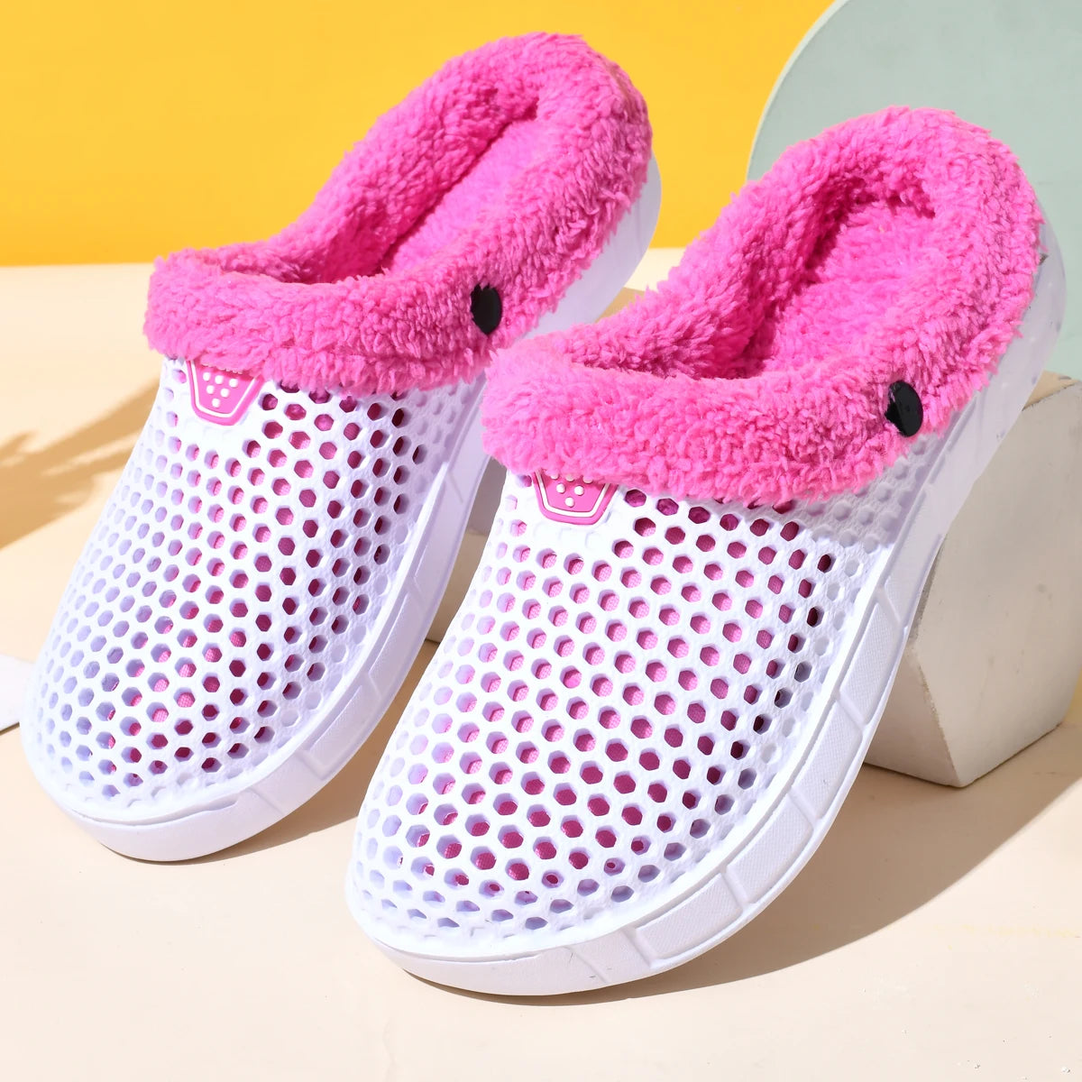 Gevoerde Muiltjes Eva Binnenhuis Warmte Winterpantoffels Dames Heren Unisex Comfortslippers Antislip | Sansoti