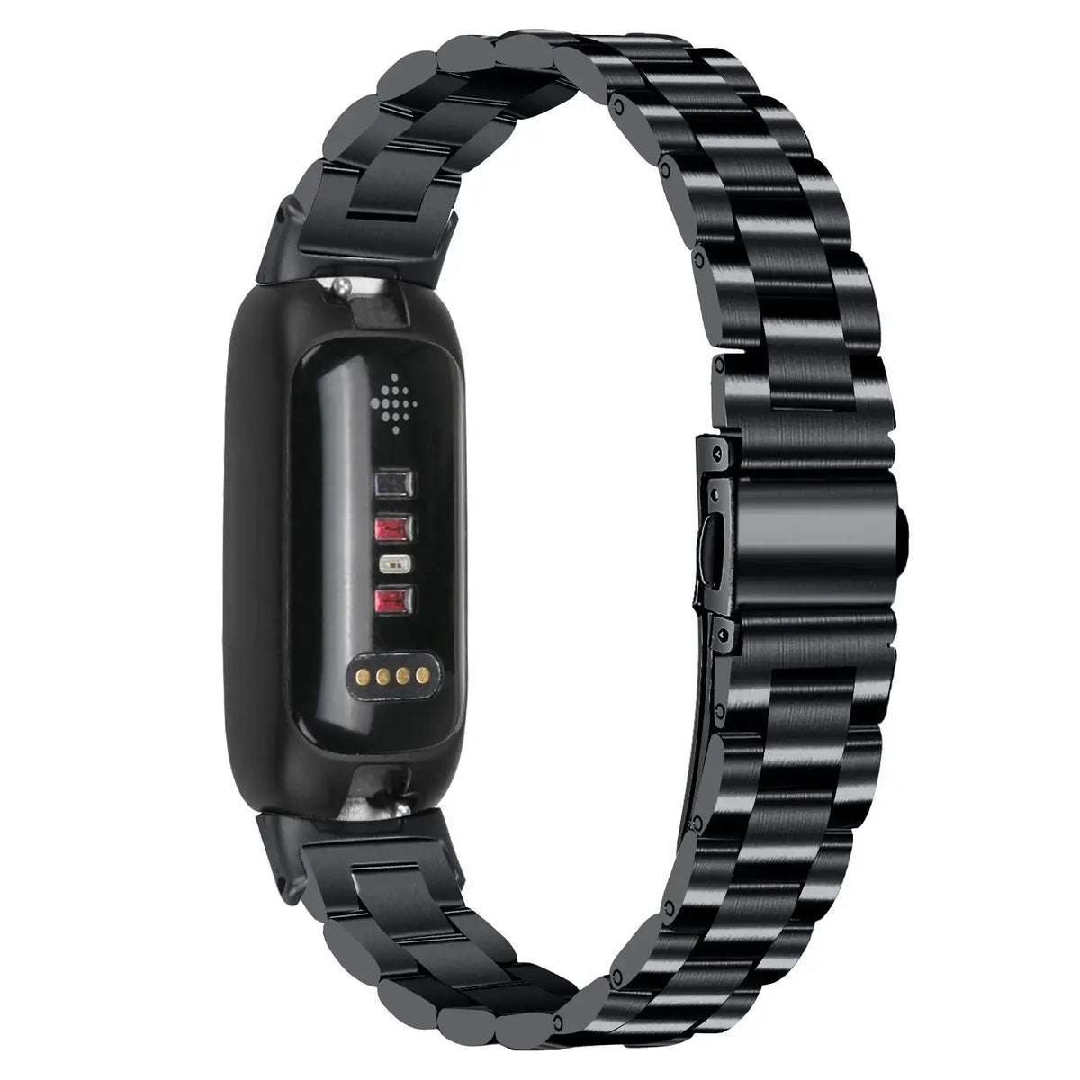 Bracelet pour smartwatch en acier inoxydable, bracelet à maillons métalliques réglable, accessoire élégant pour montre-bracelet et montre de sport | Sansoti