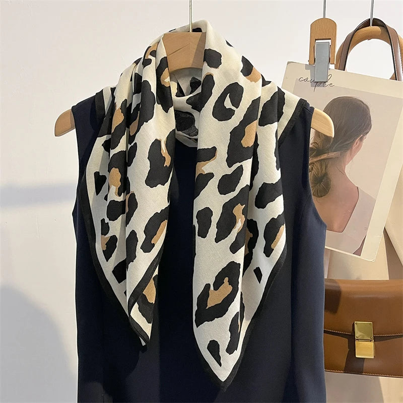 Square Bandana 68x68cm Cotton Print Headscarf for Women, Hair and Neck Scarf, Multifunctional, Four Seasons | Sansoti
