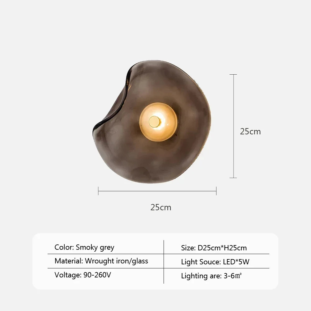 Glazen Wandlamp met LED-verlichting – Modern Design voor Interieur | Sansoti