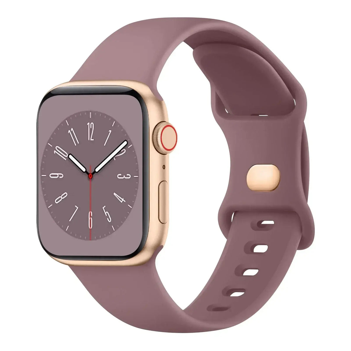 Silikon-Smartwatch-Armband – atmungsaktives, flexibles, verstellbares und komfortables Uhrenarmband – für alle Handgelenkgrößen | Sansoti