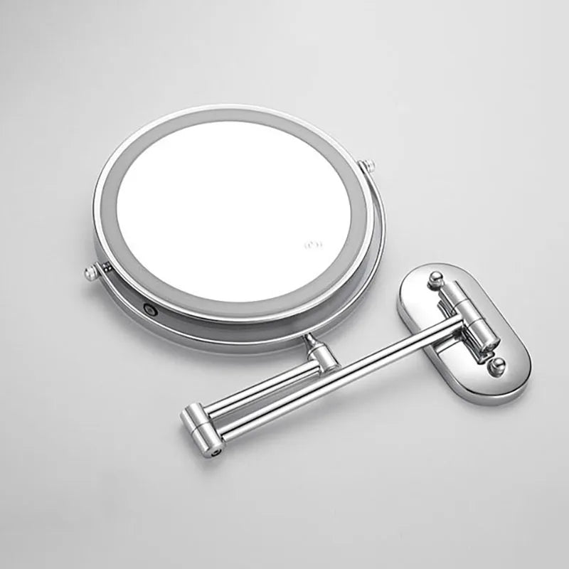 Miroir de maquillage LED éclairé pour salle de bain et maquillage | Grossissant et rechargeable | Restfield
