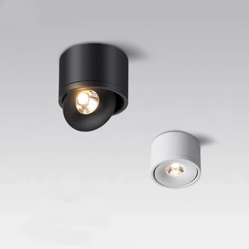 Spot Plafond Encastré LED Dimable Orientable Aluminium Blanc Noir Salon Cuisine Bureau | Restfield
