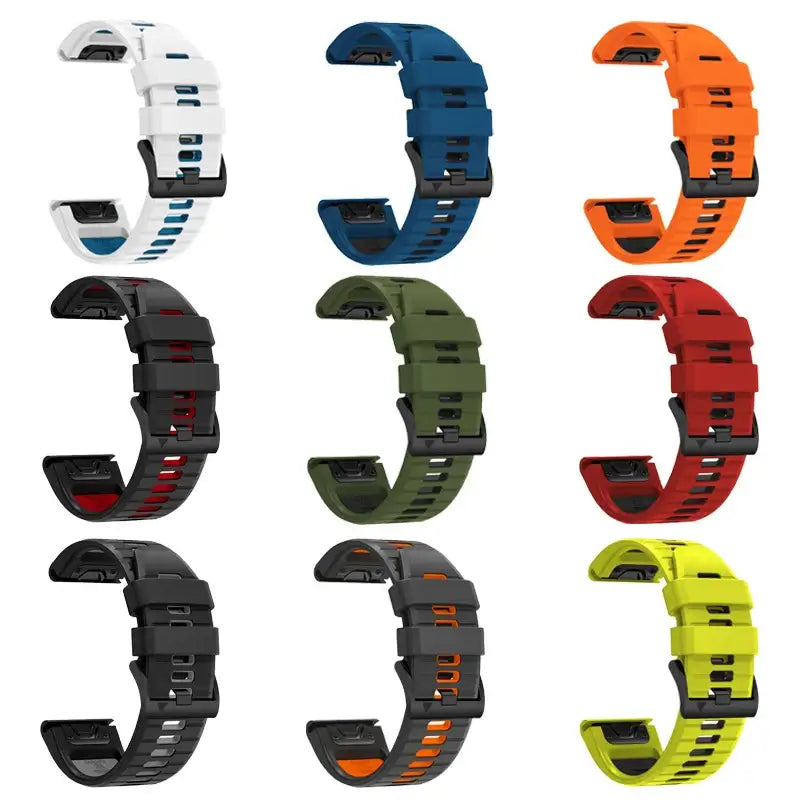 Siliconen Smartwatch Bandje Snelwissel 22mm 26mm Sportief Comfortabel Polsband voor Dagelijks Actief Gebruik | Sansoti