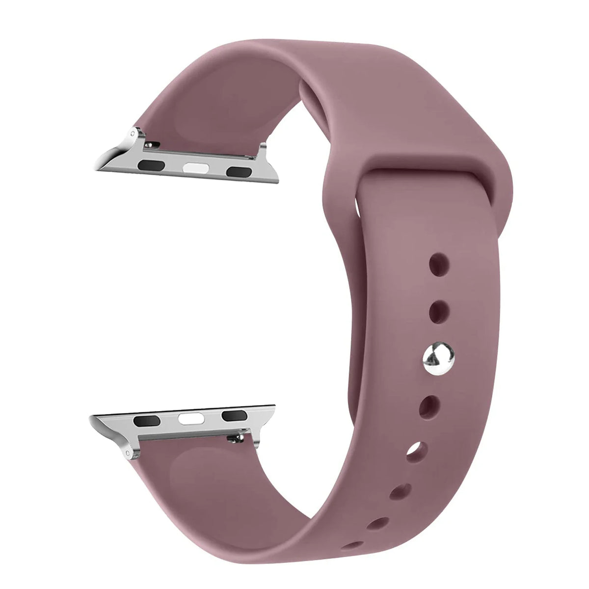 Wasserdichtes Silikonarmband mit verstellbarer Sport-Schließe für Smartwatches, 38–49 mm, sportlich und bequem | Sansoti