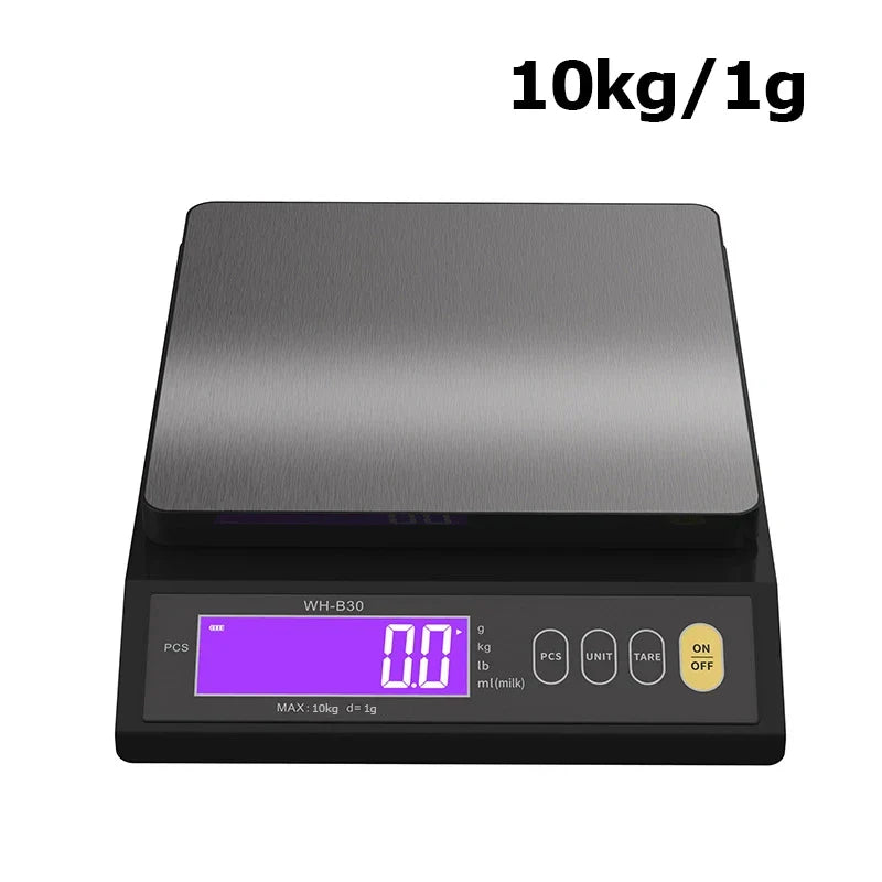 Digitale Keukenweegschaal RVS Waterdicht 10kg Precisie Bakken Koken Portioneren Oplaadbaar LCD Display | Sansoti