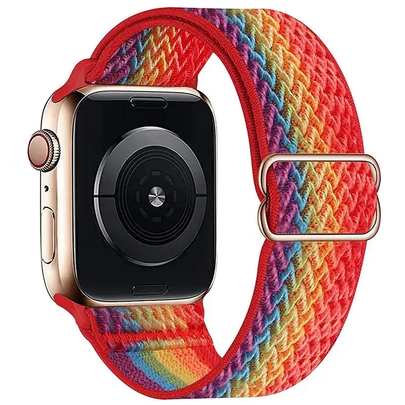 Elastisches Nylon-Smartwatch-Armband Austauschbar Komfortabel Langlebig Sportlich Aktiv | Sansoti