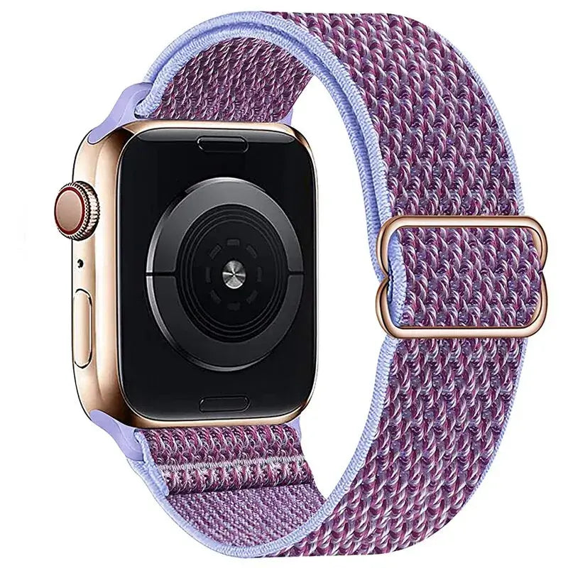 Elastisches Nylon-Smartwatch-Armband Austauschbar Komfortabel Langlebig Sportlich Aktiv | Sansoti