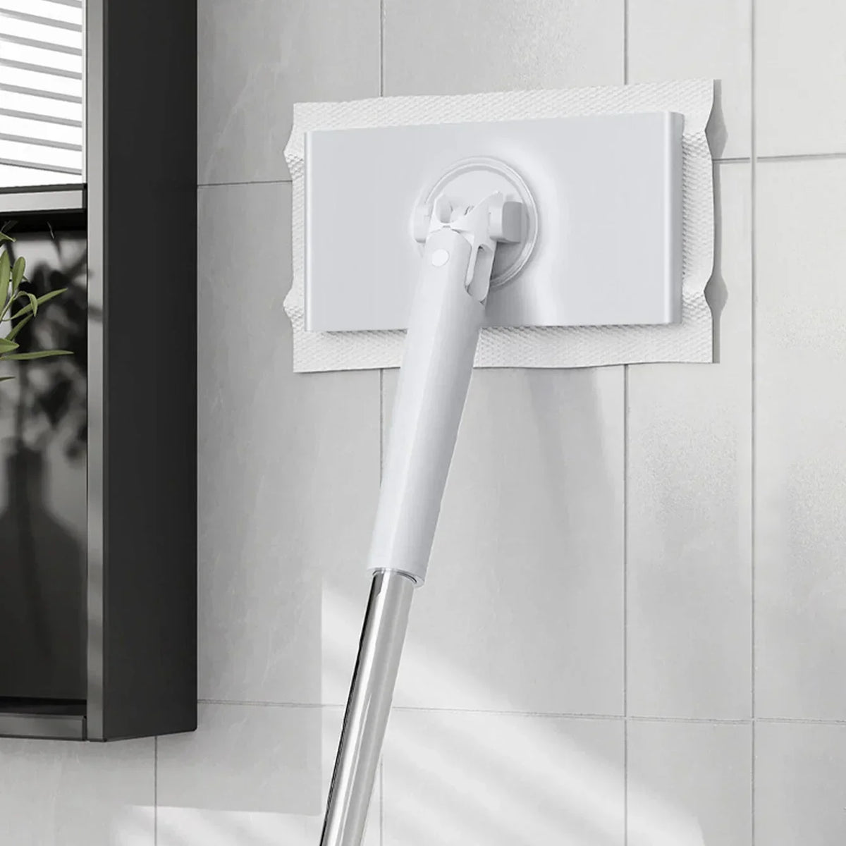 Mop with Automatic Wringing System Quick-Drying Microfiber Floor Mop for Clean, Hygienic Floor Care | Sansoti