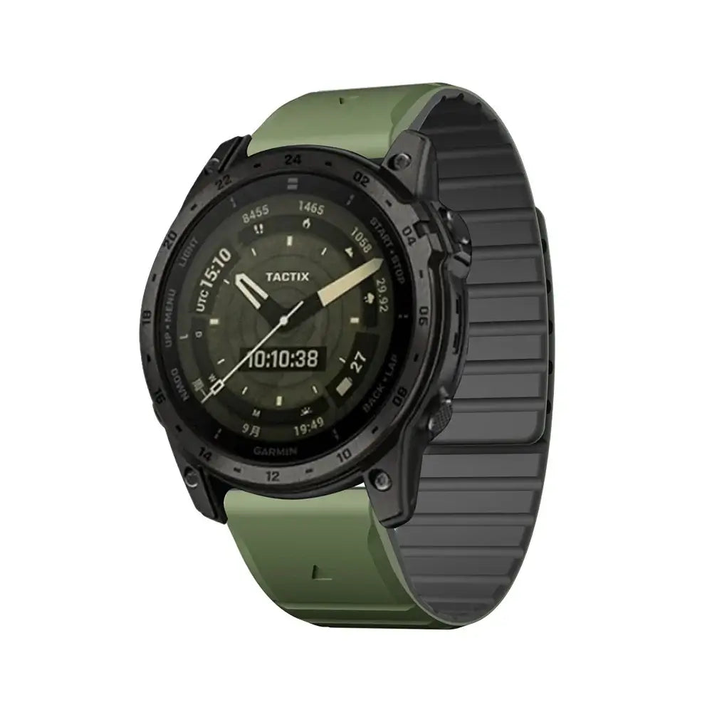 Silikonowy pasek do smartwatcha z magnetycznym zapięciem – Wymienny pasek do zegarka 22 mm 26 mm Zegarek sportowy | Sansoti
