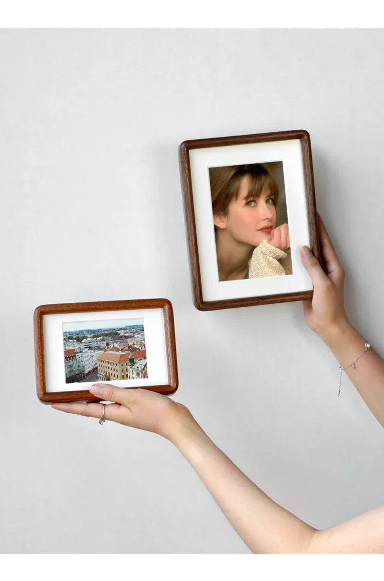 Fotolijst Hout Massief Handgemaakt A4 Portretlijst Woonkamer Trouwfoto Vintage | Sansoti