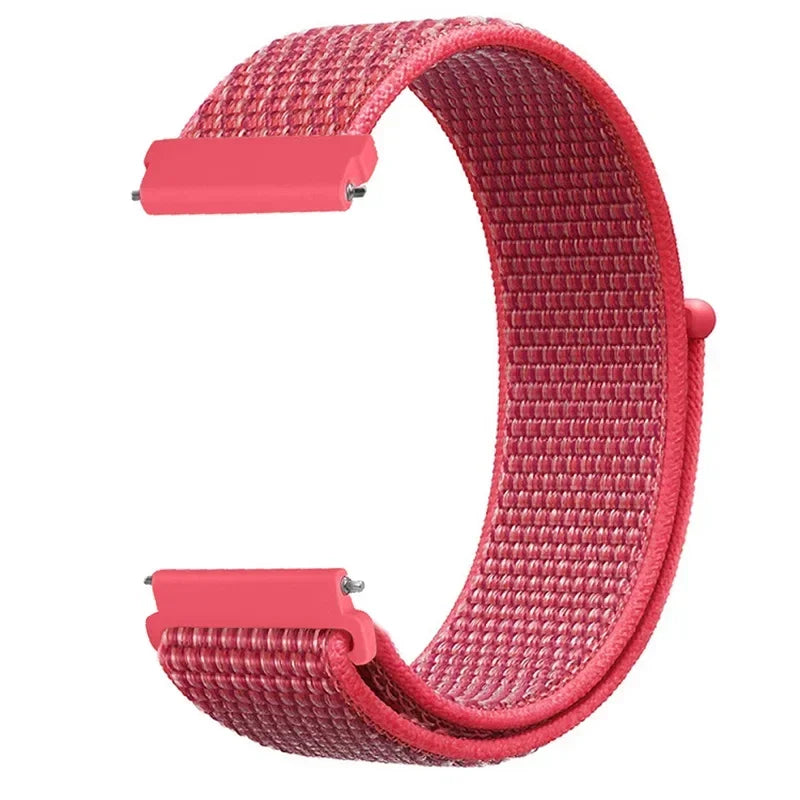 Verstellbares Nylon-Sportarmband für Smartwatches, 20 mm, 22 mm, atmungsaktives Armband, Sportuhr, leicht, Fitness | Sansoti