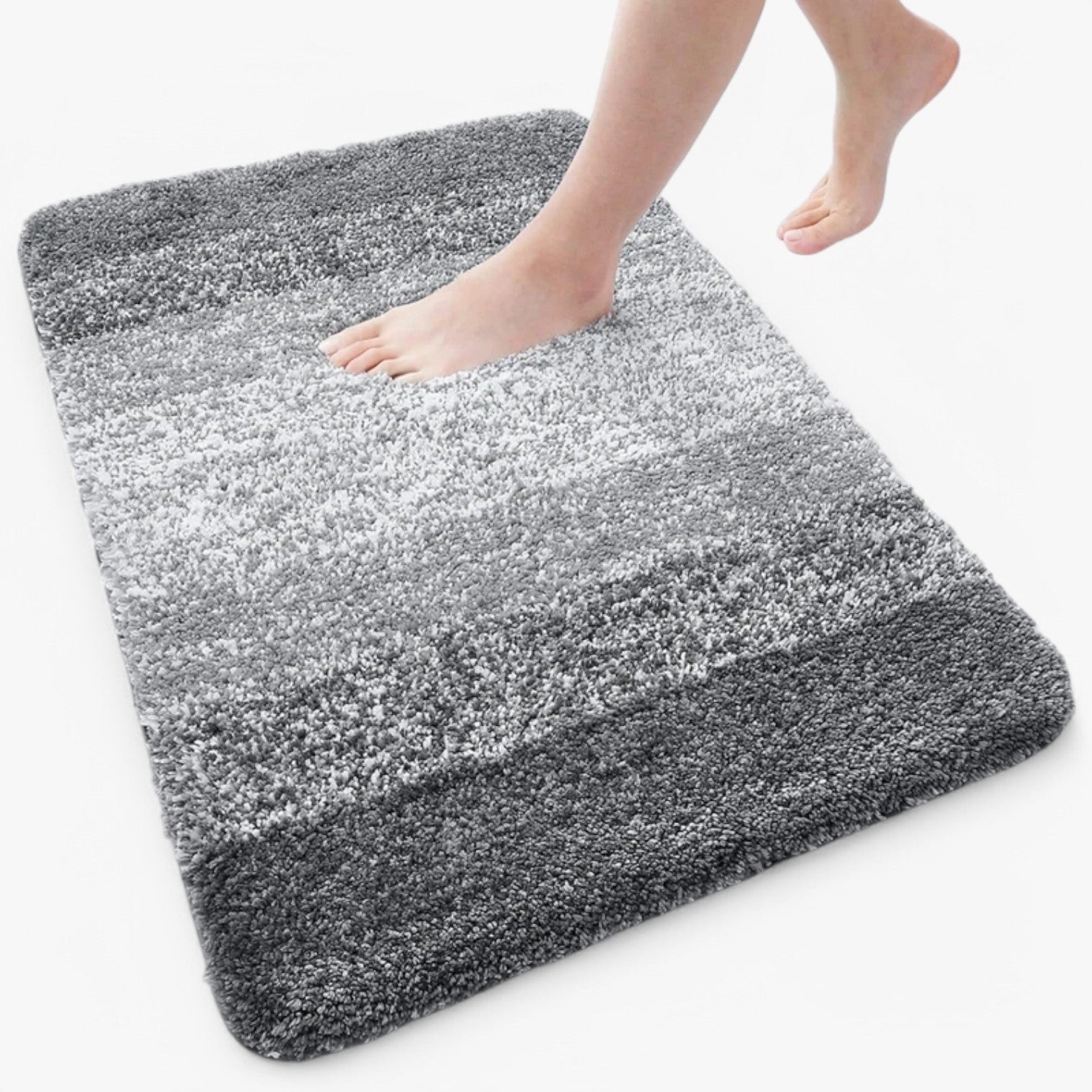 Tapis de bain antidérapant de luxe en microfibre – Séchage rapide et doux 41x61 à 61x119 cm | Restfield