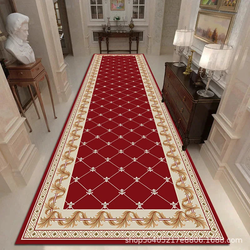 Tapis de couloir à motif géométrique marocain – Tapis de passage lavable antidérapant pour entrée, couloir et salon | Sansoti