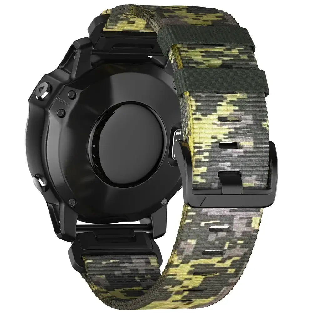 Tactiele Nylon Horlogeband QuickFit 22mm 26mm Smartwatch Vervanging Sport Outdoor Polsband Ademend Comfortabel | Sansoti