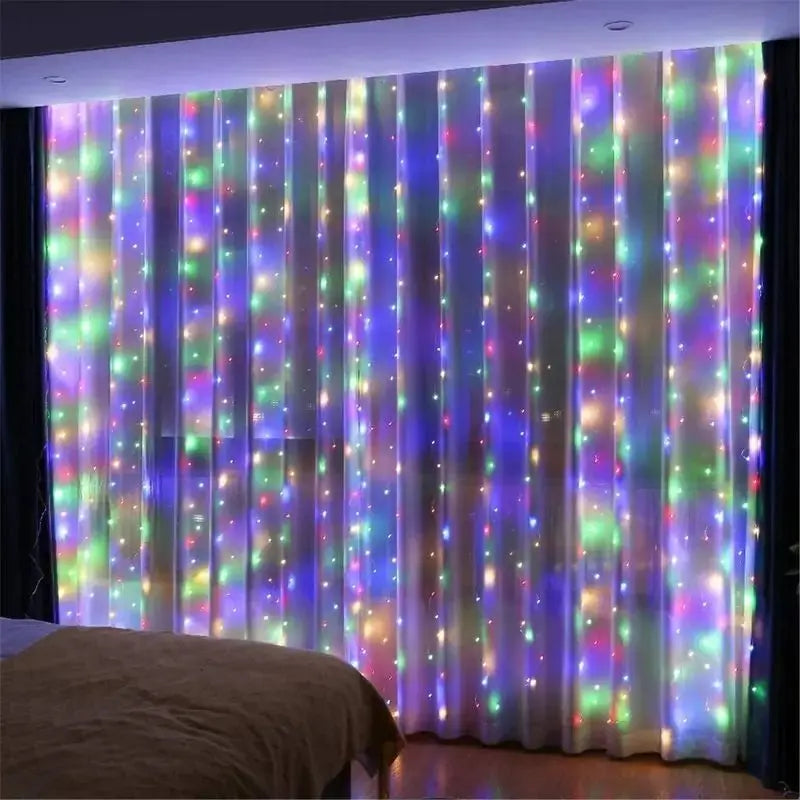Gordijn LED-lichtsnoer USB Afstandsbediening Decoratieve Verlichting Feestelijk Slaapkamer Sfeerverlichting | Sansoti