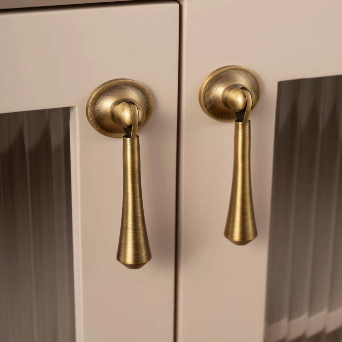 Messing Ladegrepen Druppelvorm Antiek Brons Kasten Meubels Vintage Stijl Mid-Century Interieur Kast Keuken | Sansoti