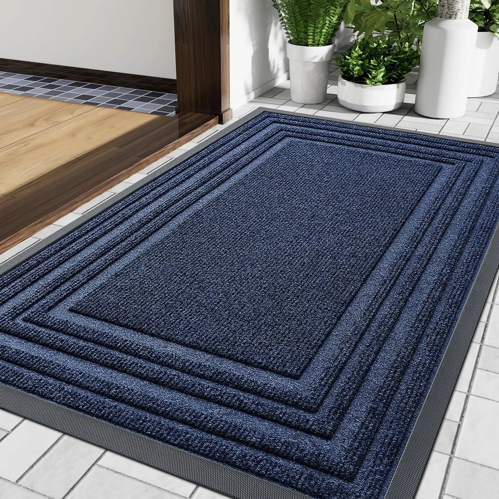Rubberen Deurmat Antislip Zwaar Binnen Buiten Entree Hal | Sansoti