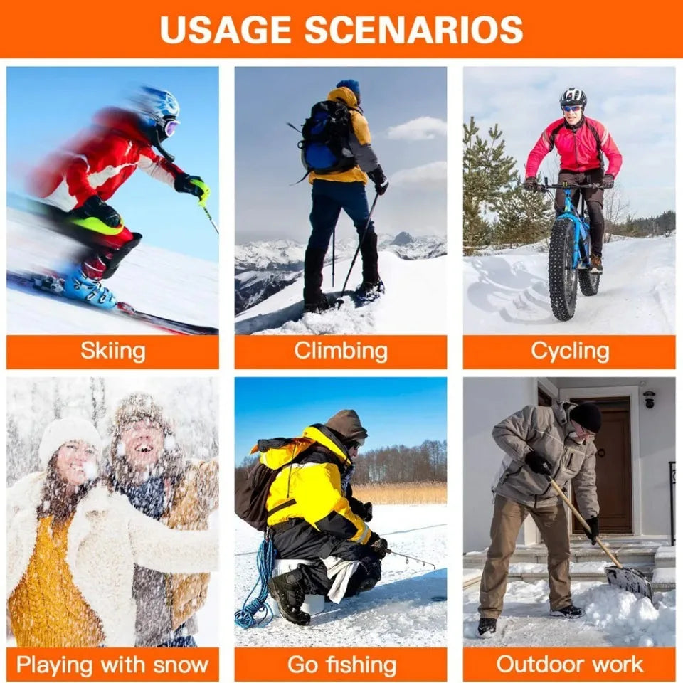 Beheizbare Einlegesohlen, USB-aufladbar, Schwarz, verstellbar, Größe 35-46, Fußwärmer für Winter, Skifahren, Outdoor-Aktivitäten und Wandern | Sansoti