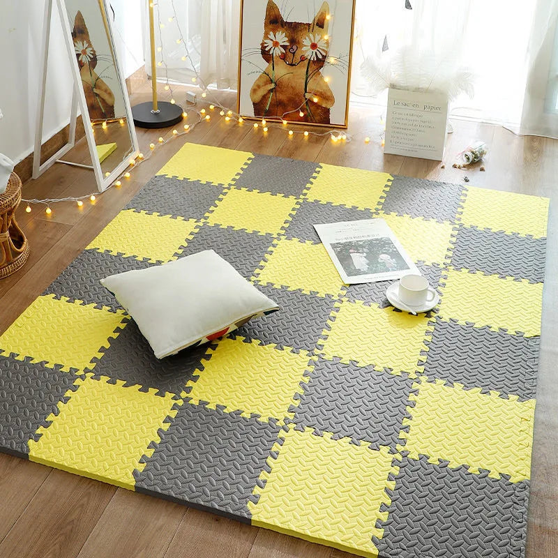 Tapis Puzzle Bébé Mousse EVA Dalles 30x30cm Antidérapant Tapis de Jeu Enfants Tapis Ramper Sol Doux Chambre Bébé Salle de Jeu | Restfield