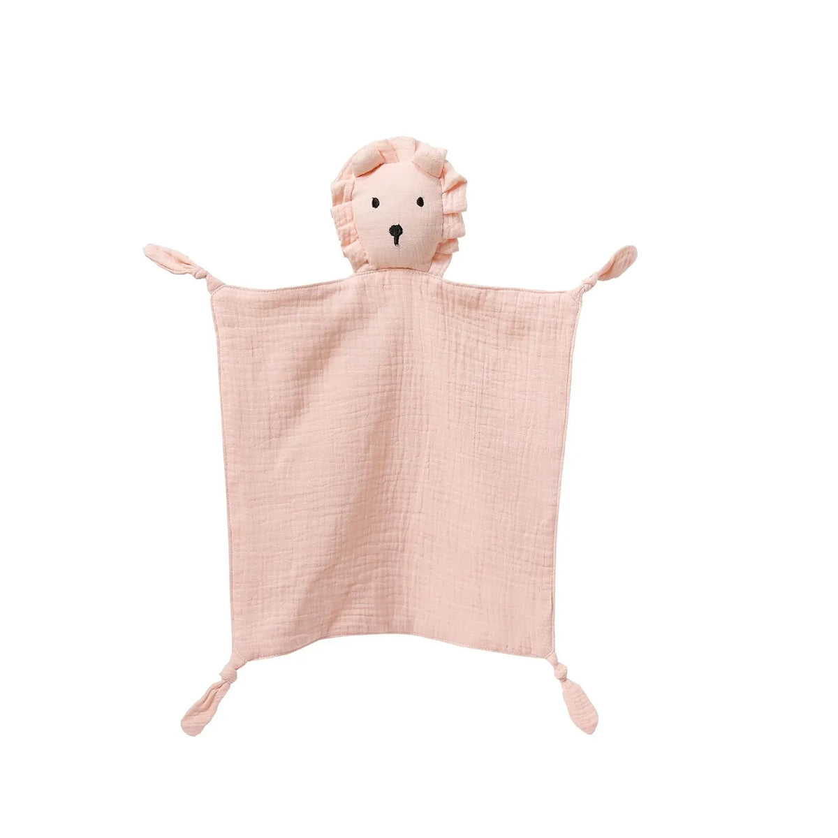 Katoenen Knuffeldoek met Dierkop voor Baby | Zachte Slaaphulp Pasgeborenen Kraamcadeau Troostdoekje Speelgoed | Sansoti