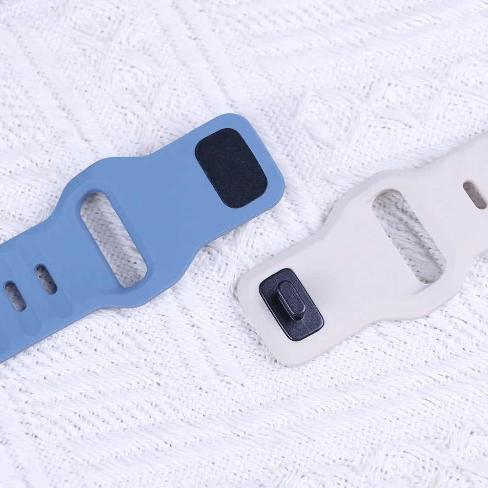 Sportuhrarmband aus belüftetem Silikon für Smartwatches, 40 mm, 44 mm, 46 mm, 47 mm, Fitnessarmband, Training, Sport | Sansoti