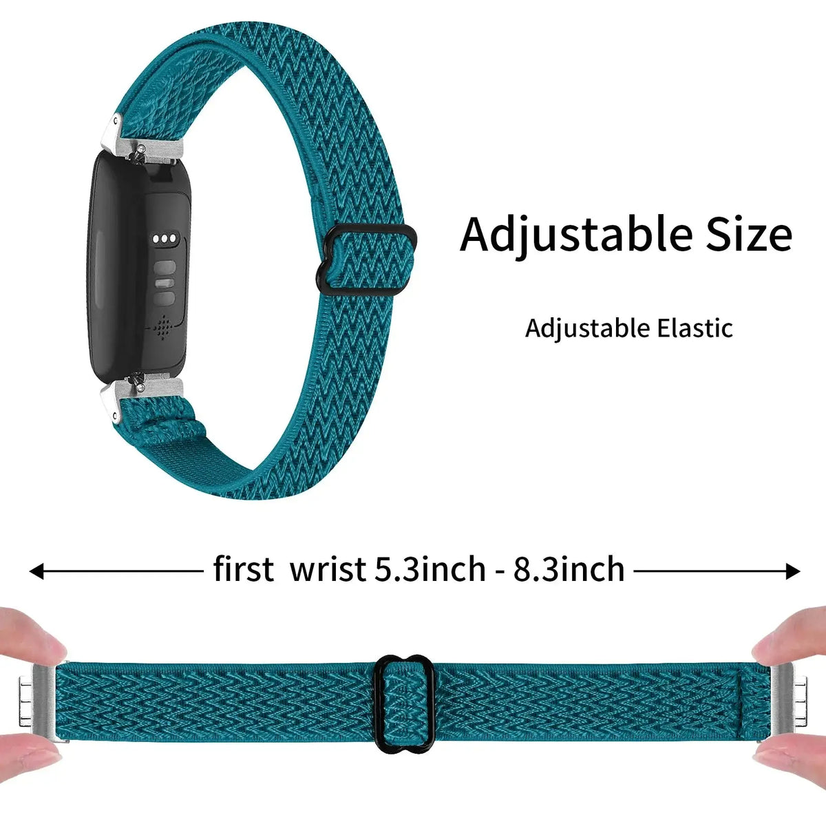 Elastisches Nylonarmband für Smartwatch Verstellbar Sportlich Atmungsaktiv Komfortabel Fitness-Tracker-Accessoire | Sansoti