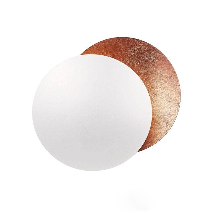 Wandleuchte Eclips Design LED Metall Eisen 20-25cm Stimmungslicht Schatten Dekorativ Wohnzimmer Modern | Restfield