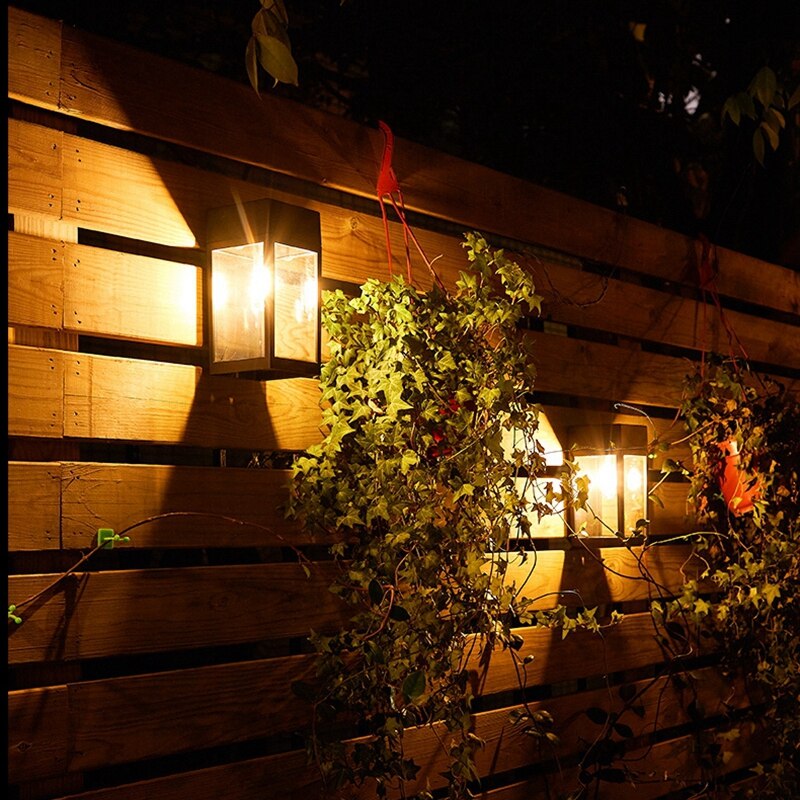 Solar Panel Wall Light for Fence, Patio, and Balcony with Dusk Sensor, IP65 Waterproof Outdoor Lighting | Sansoti