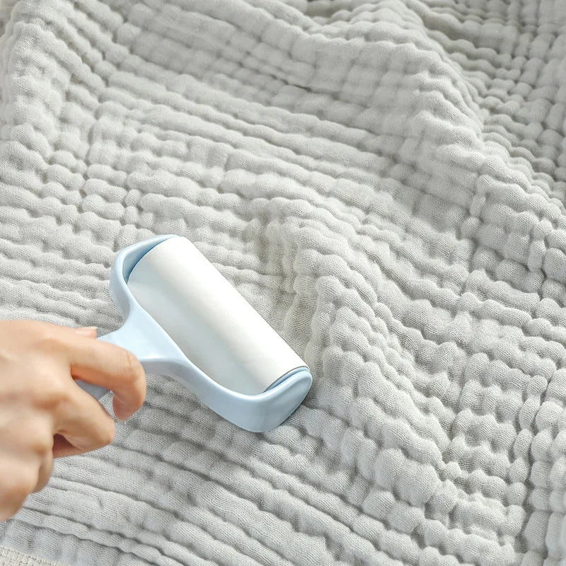 Zeslaags Mousseline Babydeken Katoen Pasgeborenen Wiegdeken Omslagdoek Kinderwagen Wieg Zacht Luchtig | Sansoti