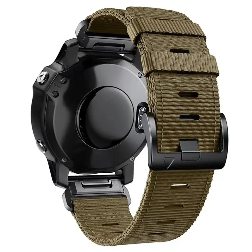 Tactiele Nylon Horlogeband QuickFit 22mm 26mm Smartwatch Vervanging Sport Outdoor Polsband Ademend Comfortabel | Sansoti