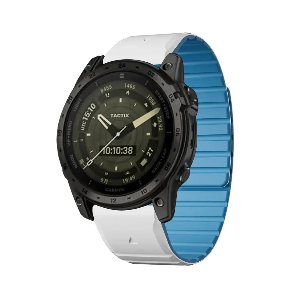 Silikonowy pasek do smartwatcha z magnetycznym zapięciem – Wymienny pasek do zegarka 22 mm 26 mm Zegarek sportowy | Sansoti